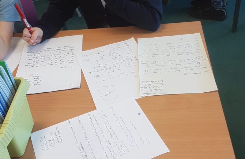 Letter writing in 5P