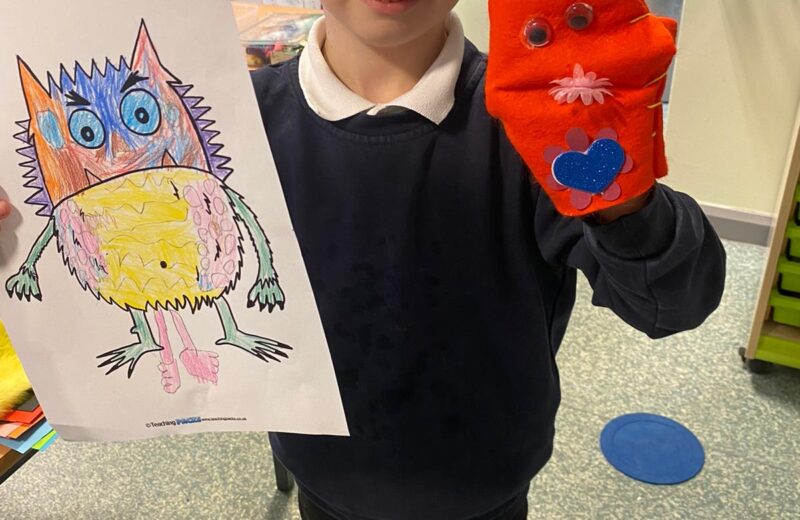 Colour Monster Puppets in Y1 – DT