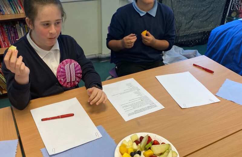 DT/Science: 6B taste test and research the health benefits of fruit for our smoothies.