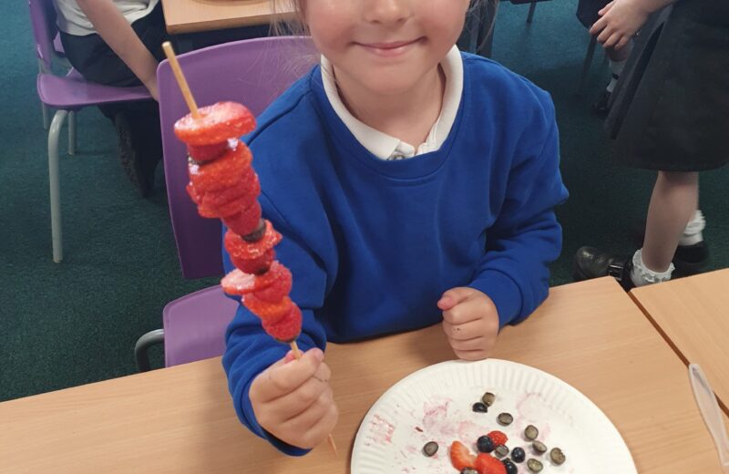 DT – fruit kebabs