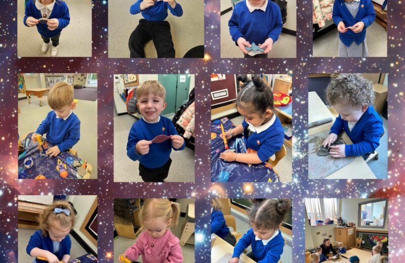 REY – our clay space models! 🧑‍🚀 🚀