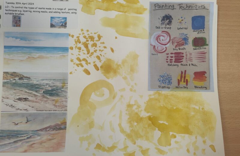 Art – Skills development in Y1S