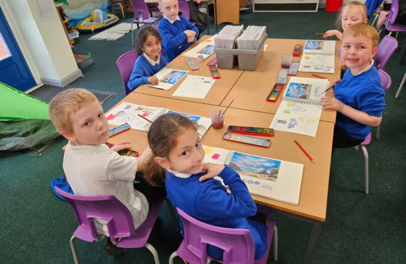 Y1/2M explore skills within Art