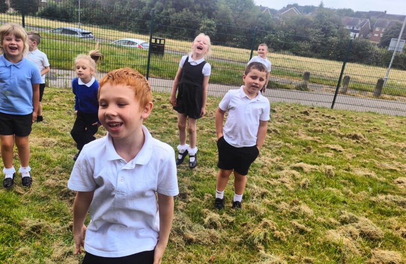 Outdoor learning in Maths Y1S
