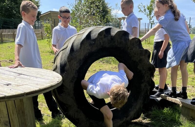 Lunchtime at the Forest School 🌳