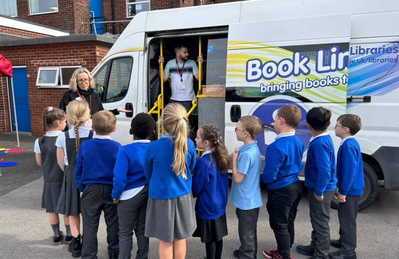 Rotherham Library Van visits Rockingham