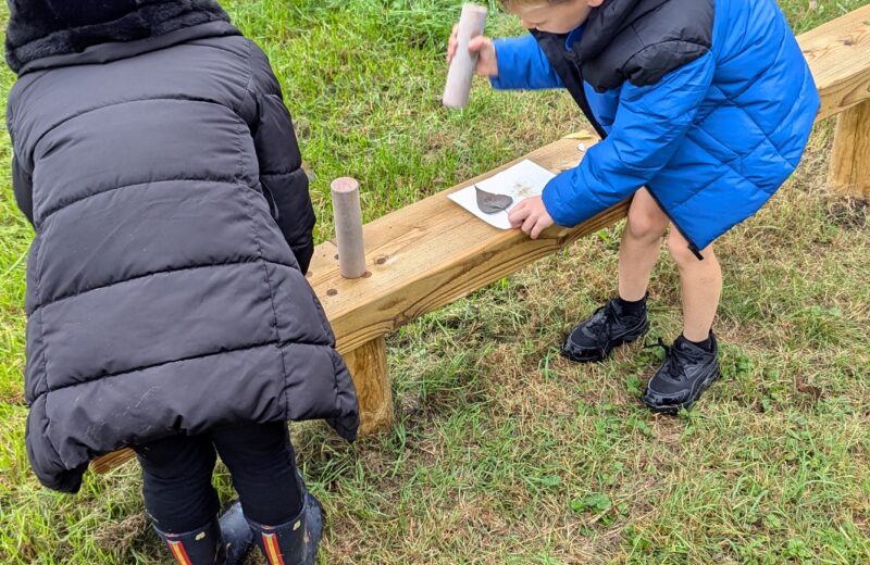 Y3T Forest School – OAA and Leaf Art