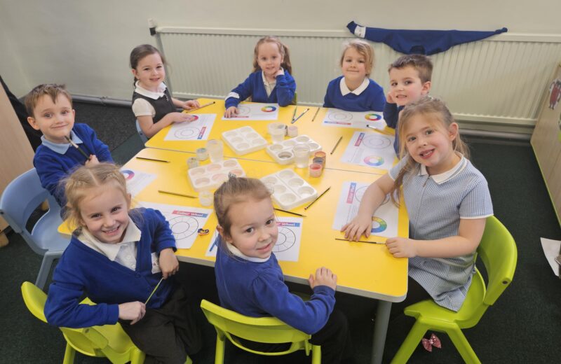 Art- primary and secondary colour mixing skills