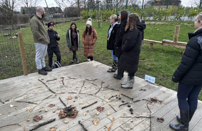 Staff training in our Forest School