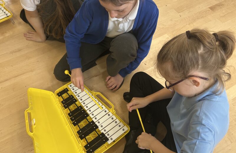 Our First Music Lesson!