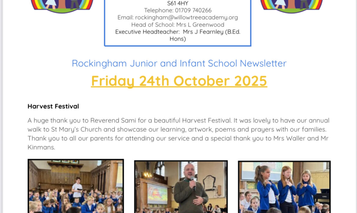 Newsletter 24th October