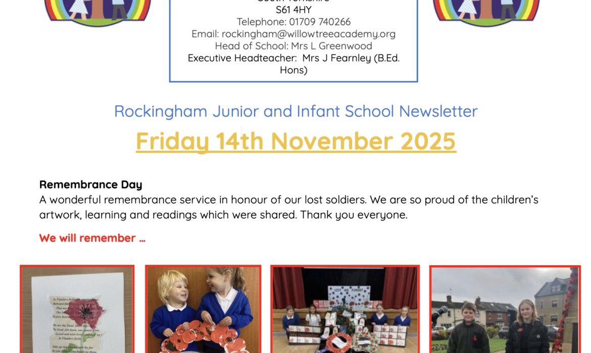 Newsletter 14th November