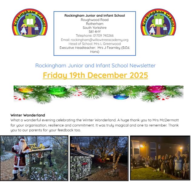 Newsletter 19th December 2025