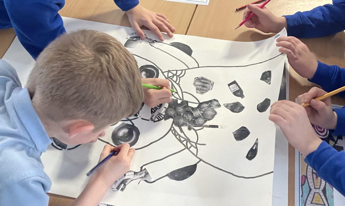 Cubist Portraits Inspired by Sandra Silberzweig