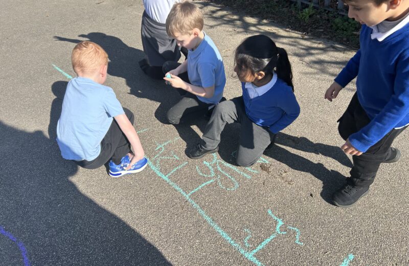 1C and 1/2B Take Maths Outside!
