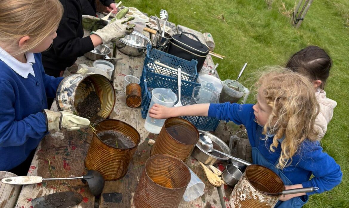Y2S experimenting with mud