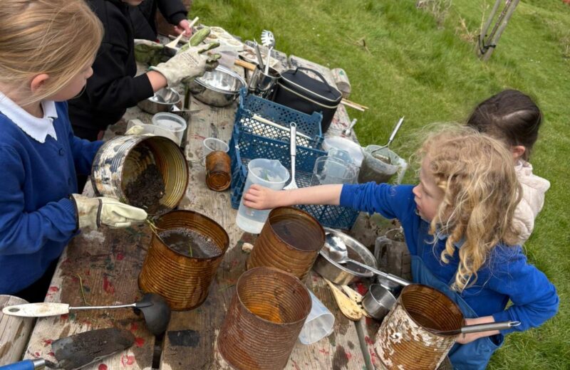 Y2S experimenting with mud