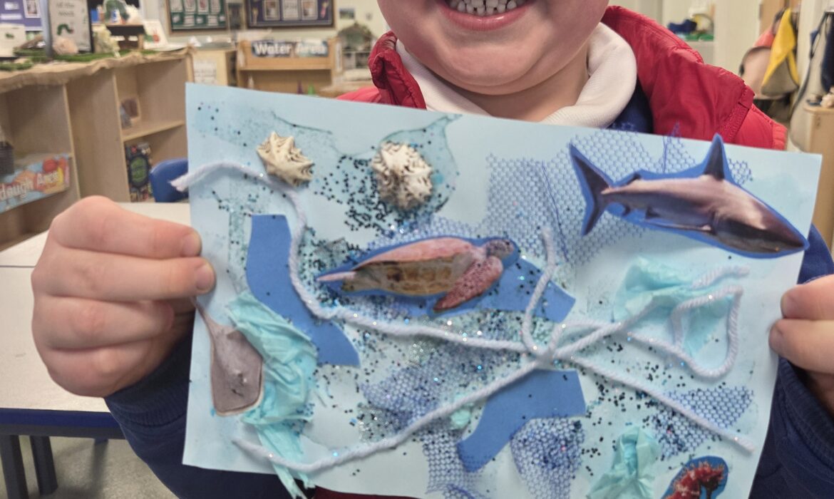 Nursery- David Attenborough learning.