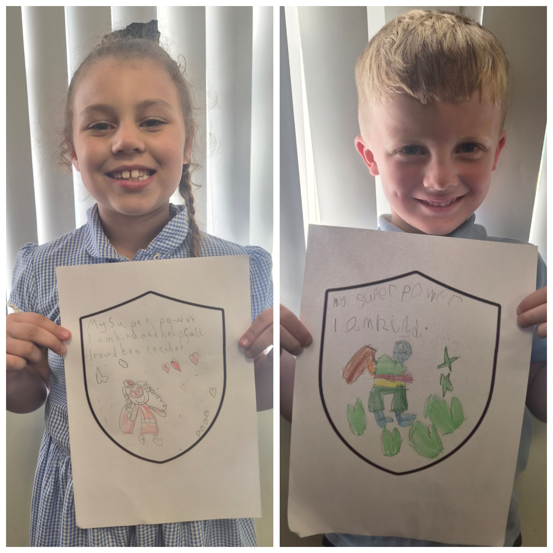 1/2C PSHE SuperPower badges